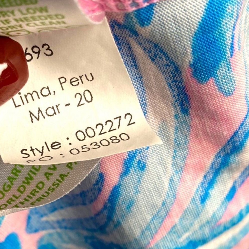 Lilly Pulitzer Brewster “Pelican Pink” dress XXS Pima Cotton $4.99 Ships :>NWOT - Picture 8 of 8